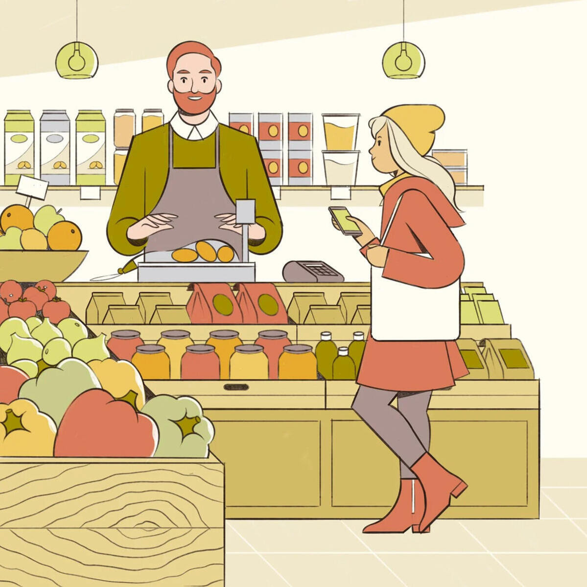 Small Local Business, editorial illustration (personal work)
