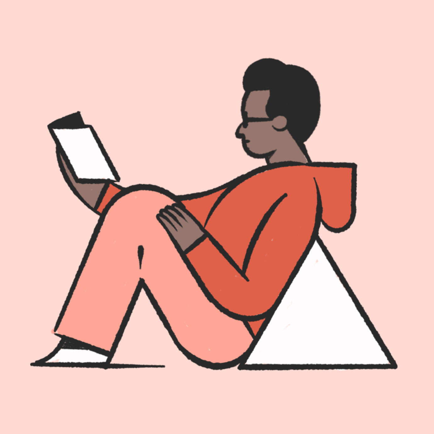 Reader's Corner, spot illustration (personal work)